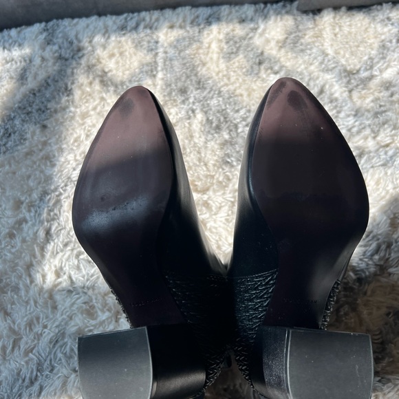 NWOT Cole Haan Black Leather Aylin Bootie - Picture 4 of 12